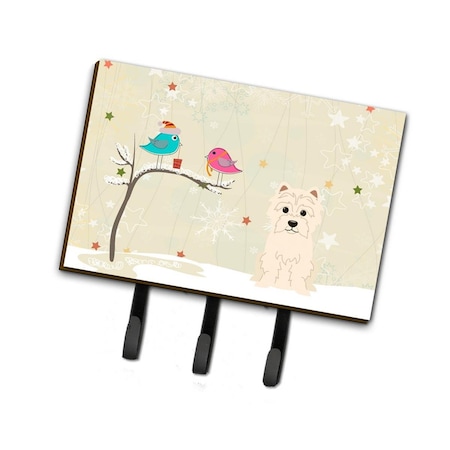 Carolines Treasures Christmas Presents Between Friends Westie Leash or Key Holder BB2514TH68